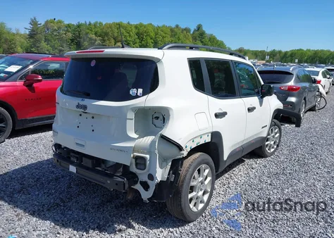 2021 Jeep Renegade Sport 4X4 из США, поврежденный, VIN ZACNJDAB8MPN22480